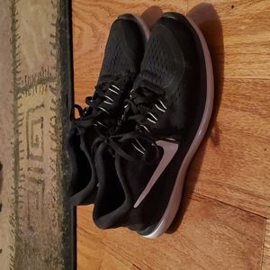 Black Nike sneakers